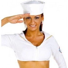 Čepice Mil-tec námořnická US navy bílá