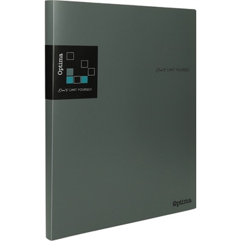 Image 1 of Optima Папка Optima с 40 джоба, А4, сива (32186-А-СИВА)