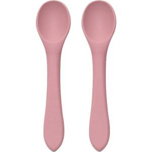 Lorelli Силиконови лъжички Lorelli - Natural, 2 броя, Deep Pink (10230690002) - baby