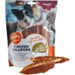 Duvoplus CHICKEN LOLLIPOPS лакомство солети телешка кожа с пилешко филе 400 гр, Белгия - 11958