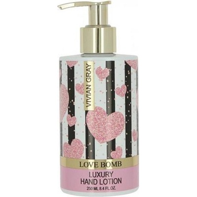 Vivian Gray Love Bomb luxusné mlieko na ruky s dávkovačom 250 ml