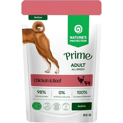Natures Protection Prime adult kuře a hovězí 85 g