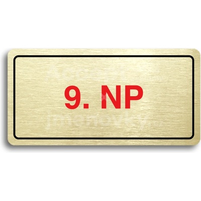 ACCEPT Piktogram 9. NP - zlatá tabulka - barevný tisk
