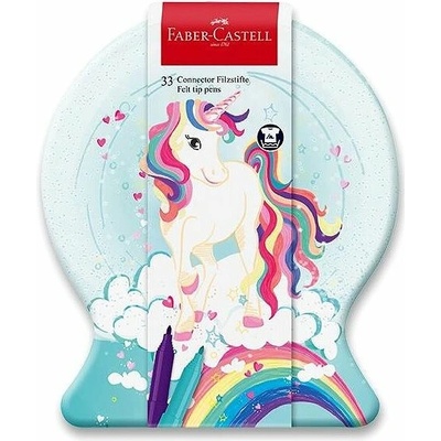 Faber-Castell 155544 Connector Unicorn snehová guľa 33 ks