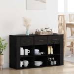 vidaXL Служебен шкаф Черния дъб 100 x 30 x 59, 5 см Инженерна дървесина (881149)