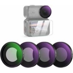 NEEWER ND filter set compatible with DJI Osmo Nano (ND8/16/32/CPL), pack of 4, screw-on gray filter for action cam lenses, multi-coated optical glass, photo accessories with screen protector - FL-N6