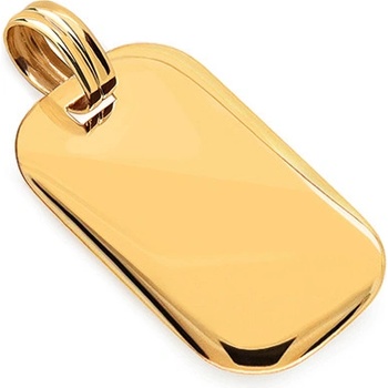 iZlato Forever Zlatý přívěsek plotýnka na gravírování IZ22901