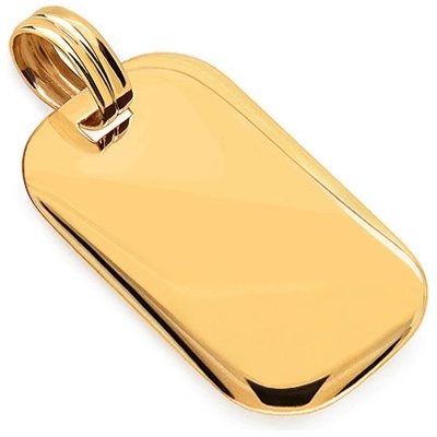 iZlato Forever Zlatý přívěsek plotýnka na gravírování IZ22901