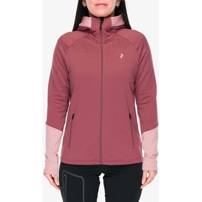 Peak Performance Rider Essentials Zip Hood wild rouge/warm blu