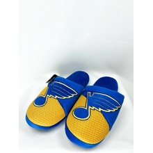 FOCO Pánské pantofle St. Louis Blues Team Logo Fleece Slipper