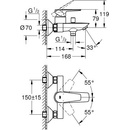 Image 1 of GROHE Start Edge 24198001