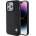BMW Кожен калъф BMW със сини точки за iPhone 15 Pro Max - черен (3666339142339)