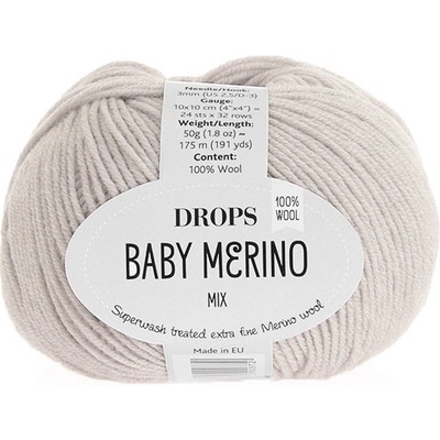 Příze DROPS Baby merino mix 23 - světle béžová