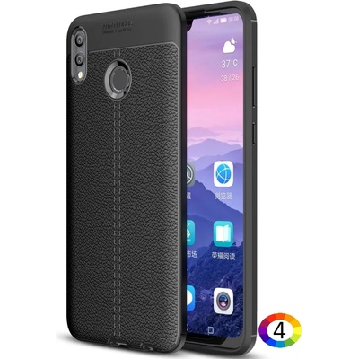 Huawei Honor 8X Max Удароустойчив Litchi Skin Калъф и Протектор