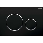 Geberit Sigma20 - Бутон за казанче, черно/хром 115.882. KM. 1 (115.882.KM.1)