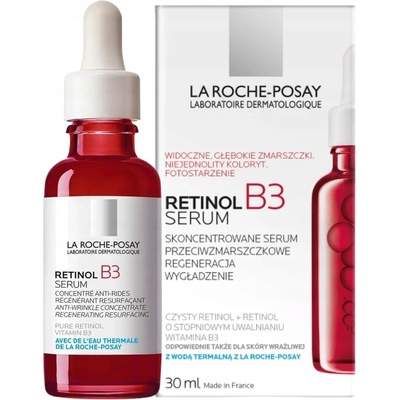 La Roche Posay Retinol B3 koncentrované sérum proti vráskám s regeneračním a pleť vyhlazujícím účinkem 30 ml – Zboží Dáma