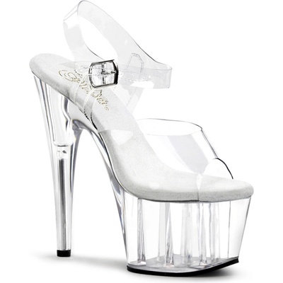 Pleaser USA Pleaser Adore-708 Clr/Clr 35