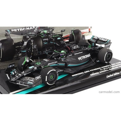 Minichamps Mercedes gp F1 W14 Team Mercedes amg Petronas Formula One N 63 7th Bahrain Gp 2023 George Russel Matt Black 1:43