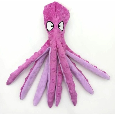 Salač plyš chobotnice růžová 32 cm