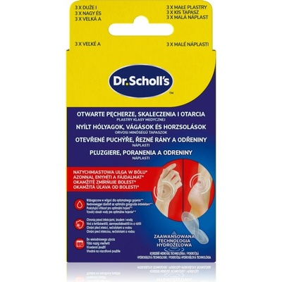 Scholl Dr. Scholl's Blister Plasters voděodolná náplast na puchýře na patách 5 ks