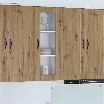 vidaXL Кухненски шкаф Kalmar Дъб 40 x 31 x 100 см Инженерно дърво (884753)