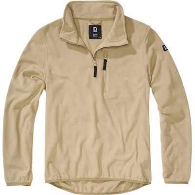 BRANDIT mikina Fleece Troyer Camel