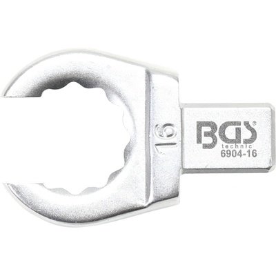 BGS Technic Nástrčný očkový kľúč otvorený 15 mm upnutie 9 x 12 mm BGS 6904-16