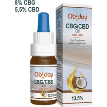 Cibiday Konopný 13,5% CBG CBD olej 10 ml