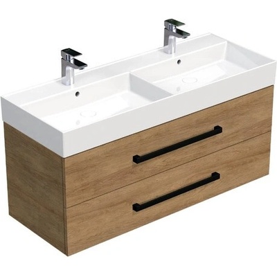 SAT Skříňka s umyvadlem Cube Way dub hickory mat CUBE46C1202DHSAT