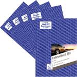 AVERY Zweckform 223-5 softcover car logbook (tax office recognized, DIN A5 210x148mm, 80 pages, 858 trips, Germany & Austria, delimitation of private/business trips) pack of 5 (223-5)