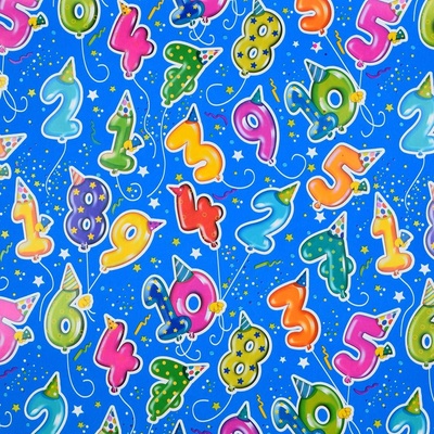AKCIA! PAPIER BAL. S/25 PARTY MODRÝ 25 0.7M0x1*3163