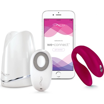 Image 1 of WE-VIBE Sync Couples Fuchsia