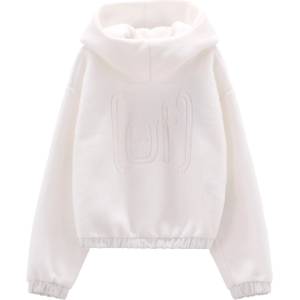 CMP Дамски суичър CMP Women's Sweat Fix Hood Hoodie - Snow (117-3497-0613)
