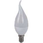 Led ЛАМПА flame 6w e14 230v 6400k (99led820)