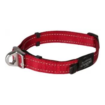 Rogz Safety Collar Quick Release Magnetic Collar L -Магнитен светлоотразителен нашийник за кучета 33 - 48 см. / 20 мм. червен