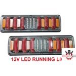 Авточасти Краси Стопове LED БЯГАЩИ-12V к-т 30x9см. 894079 ('269381)
