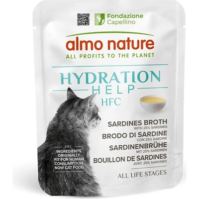 Almo Nature HFC Hydratační sardinkový vývar s filety 50 g