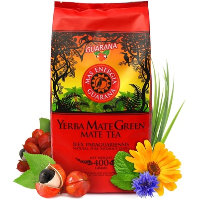 Mate Green Yerba Mas Energia Guarana 400 g