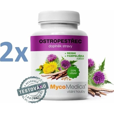 Mycomedica Ostropestřec 2 x 90 kapslí