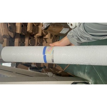 САМОЗАЛЕПВАЩ pvc ТАПЕТ | Цвят: Любовна пеперуда Цвете (бяло)| ДЕСЕН: ПРИНТИРАН ЛЕН | РАЗМЕР : 50СМ*2.8М*2мм (Любовна пеперуда Цвете)