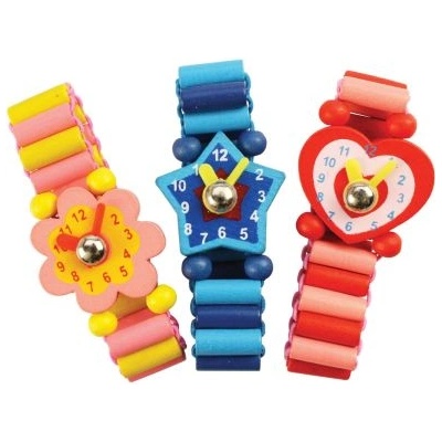 Bigjigs Toys - Дървен часовник играчка (BJ129)