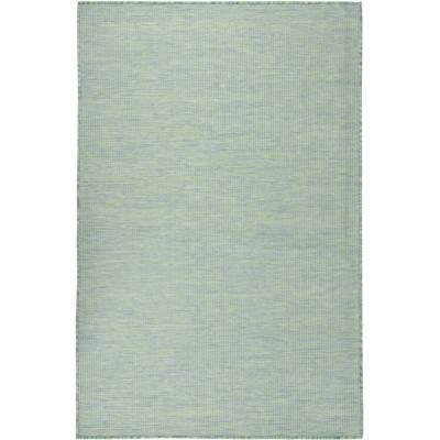 vidaXL Градински плоскотъкан килим, 100x200 см, тюркоазен (340801)