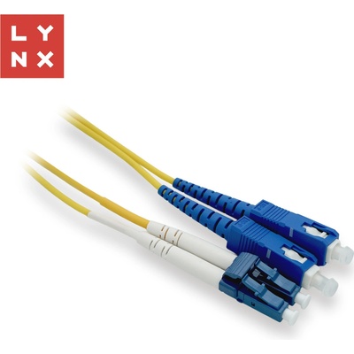 Lynx CS LX-DPX-LC/SC-OS2-1 duplexní patch SM OS2 LC/SC 9/125µm 1m
