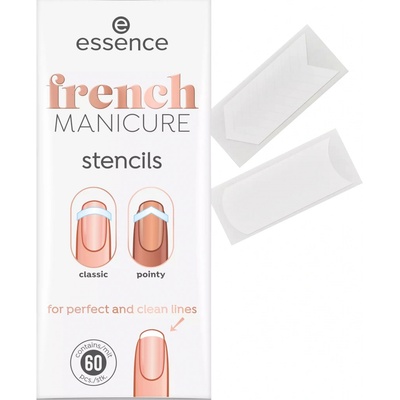 Essence French Manicure Stencils 60 ks