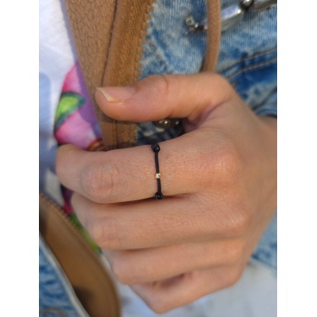 Дамски пръстен златно топче (ДСП1)