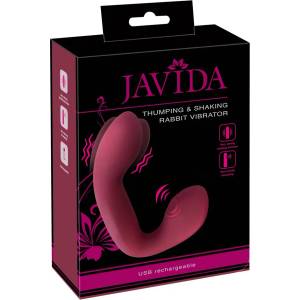 Javida Thumping - пулсираща G-точка и клиторен вибратор (червен)