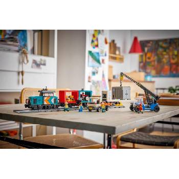Image 1 of LEGO® City - Harbor Freight Train with Crane & Truck (60509)