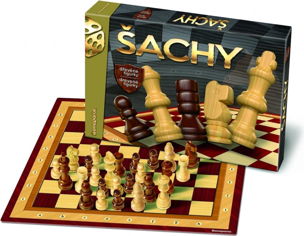 Šach - drevené figúrky