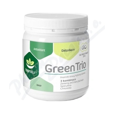 Topnatur Green Trio Chlor.Spirul.Z.ječmen 540 tablet