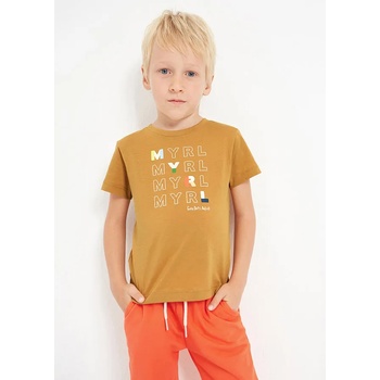 MAYORAL Тениска с къс ръкав basic в цвят камел за момче Майорал